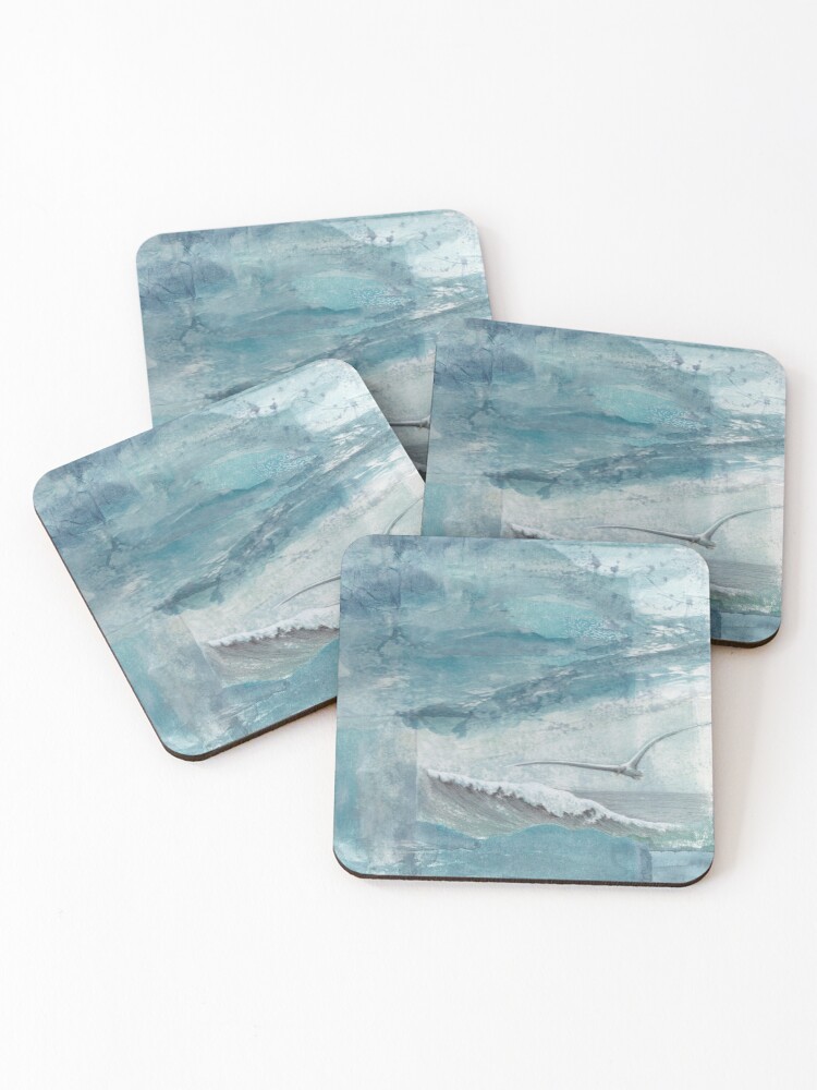 Coasters (Set of 4), Flying solo designed and sold by LisaLeQuelenec
