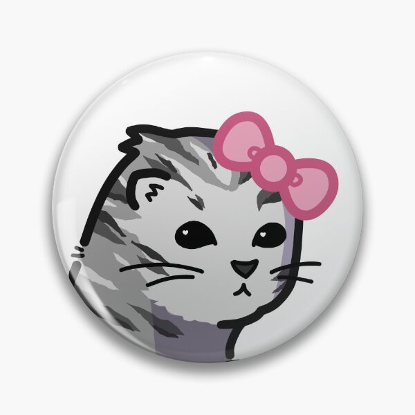 Item preview, Small kitten with a bow designed and sold by SkippinStyleCo.