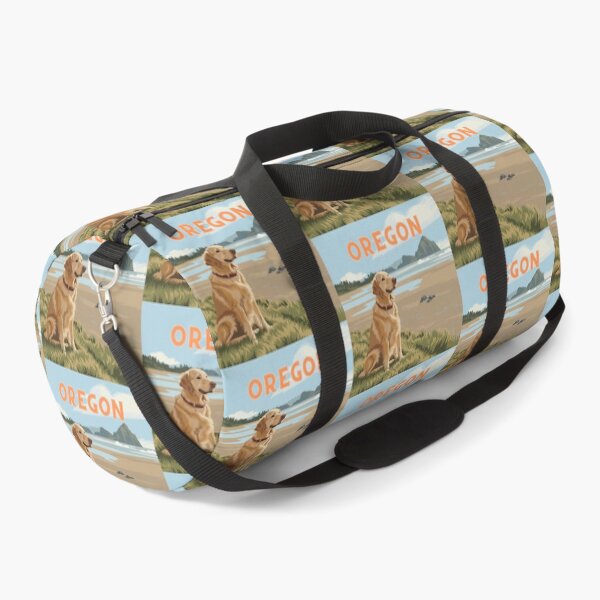 Item preview, Golden Retriever On The Oregon Coast Beach designed and sold by OregonsOwn.