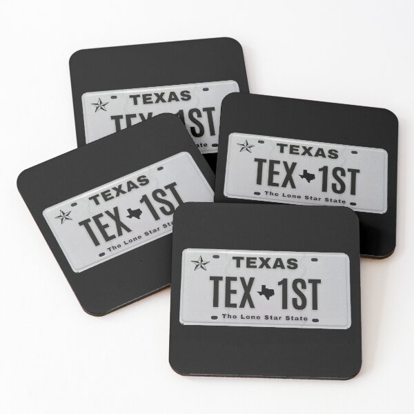 Item preview, TEX 1ST Texas Vanity Plate designed and sold by GFamilyC.