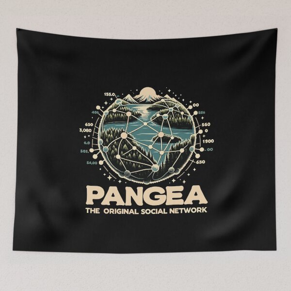 Item preview, Pangea The Original Social Network Funny  designed and sold by CG Studio.