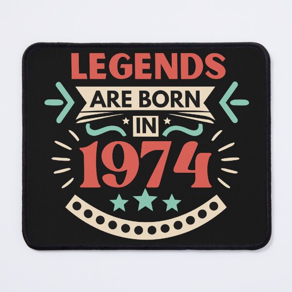 Item preview, legends are born in 1974 vintage retro designed and sold by vintage-years.
