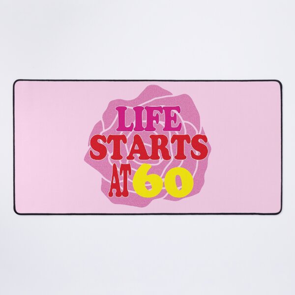 Item preview, Happy 60th Birthday - Life starts at 60  designed and sold by EunsooLee.