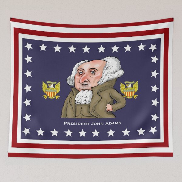 Item preview, President John Adams designed and sold by MacKaycartoons.