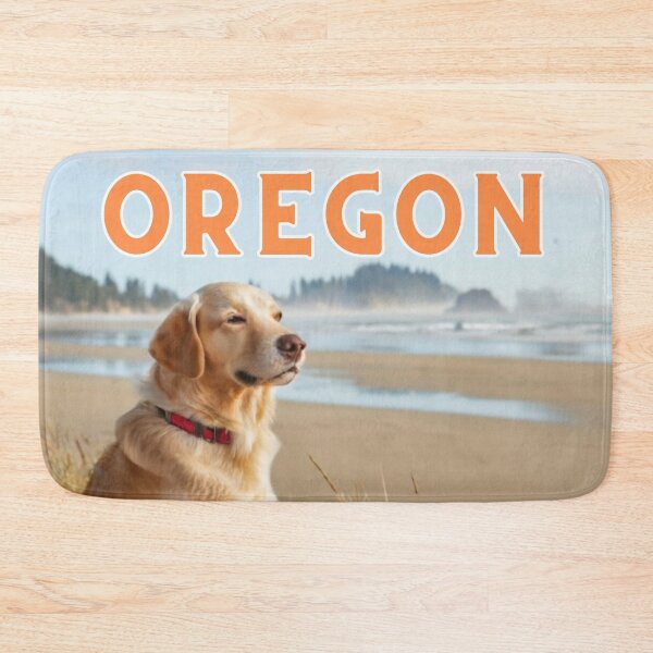Item preview, Golden Retriever On The Oregon Coast Beach designed and sold by OregonsOwn.