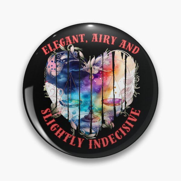 Item preview, Elegant, Airy, And Slightly Indecisive. libra astrology designed and sold by ZodiacWonders.
