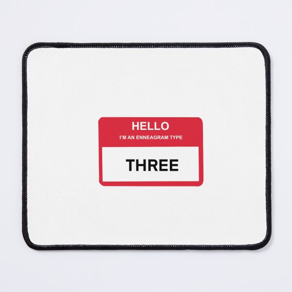 Item preview, Hello Name Tag - Enneagram Three designed and sold by delmarvastickers.