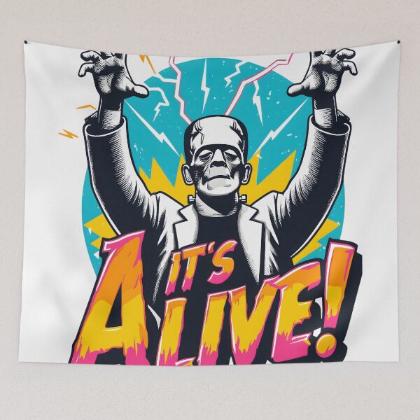 Item preview, Frankenstein It's Alive Scary Halloween designed and sold by KitonicTees.