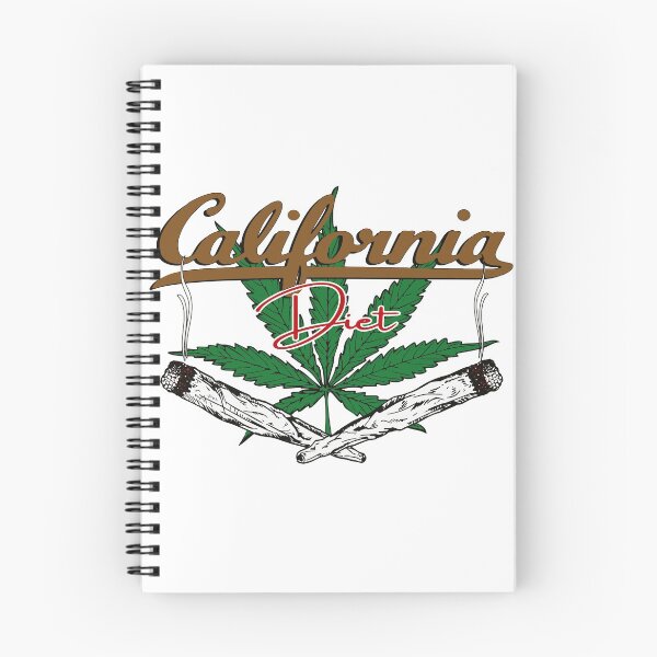 Artikelvorschau, California Diet - Cannabis Lifestyle entworfen und verkauft von Shirt-Guide.