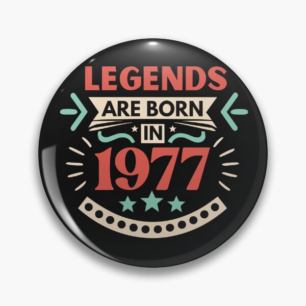 Item preview, legends are born in 1977 vintage retro designed and sold by vintage-years.