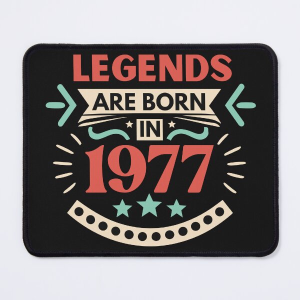 Item preview, legends are born in 1977 vintage retro designed and sold by vintage-years.