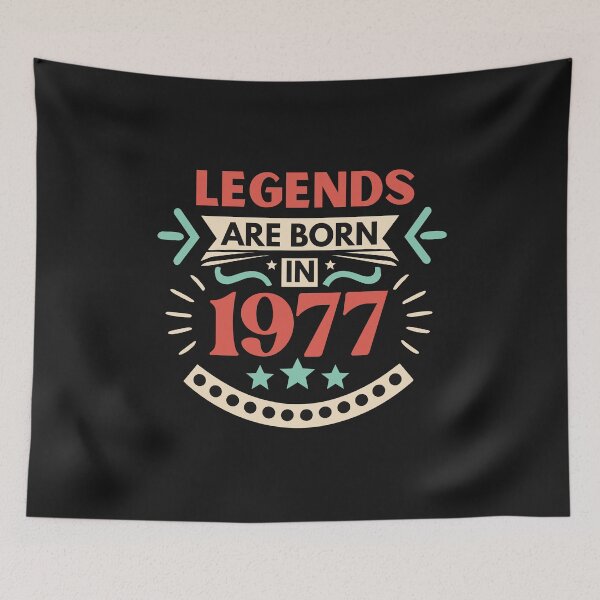 Item preview, legends are born in 1977 vintage retro designed and sold by vintage-years.