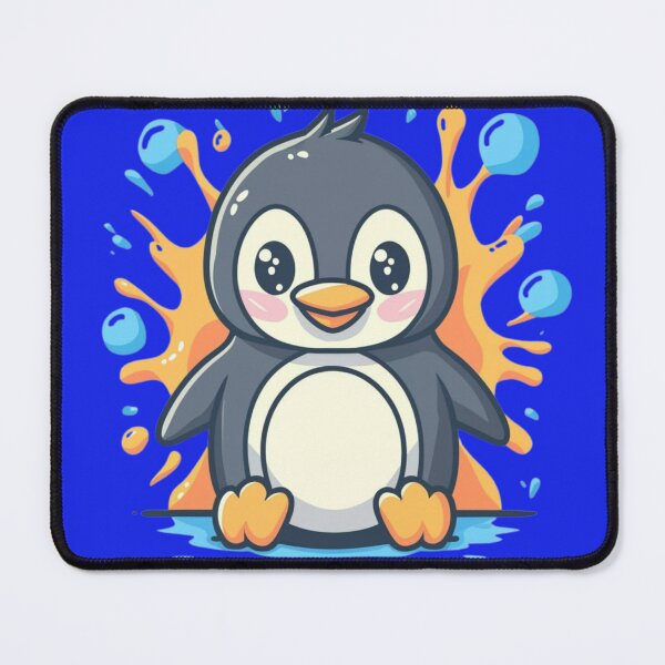 Item preview, Cute Penguin Colorful Paint Splatter designed and sold by TugForkFinds.