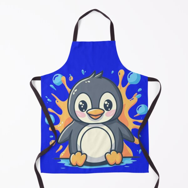 Item preview, Cute Penguin Colorful Paint Splatter designed and sold by TugForkFinds.
