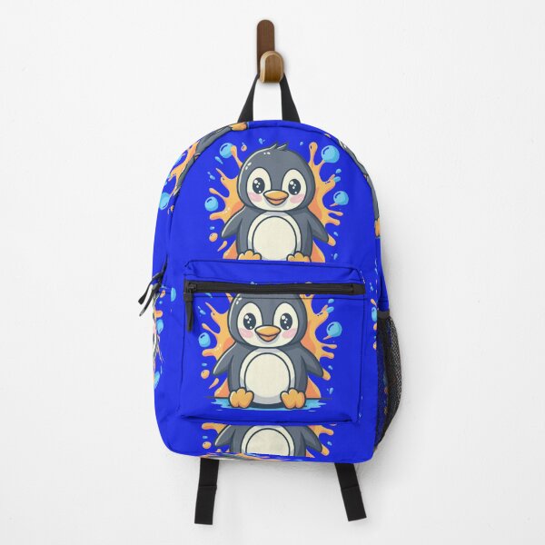Item preview, Cute Penguin Colorful Paint Splatter designed and sold by TugForkFinds.