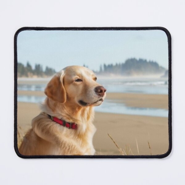 Item preview, Golden Retriever On The Oregon Coast Beach designed and sold by OregonsOwn.