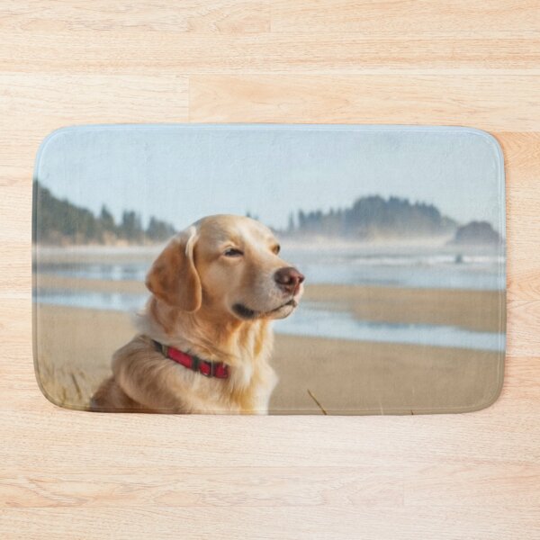 Item preview, Golden Retriever On The Oregon Coast Beach designed and sold by OregonsOwn.