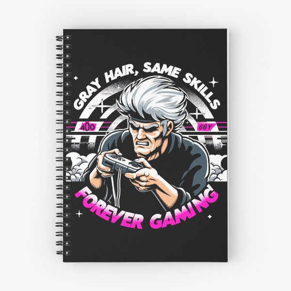 Item preview, Gray Hair, Same Skills, Forever Gaming! designed and sold by RafaelLima7.