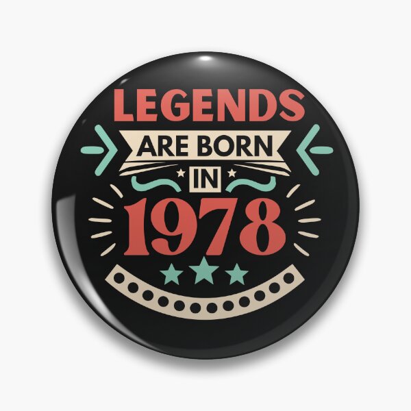 Item preview, legends are born in 1978 vintage retro designed and sold by vintage-years.