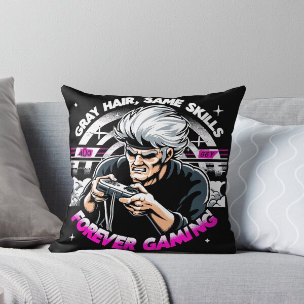 Item preview, Gray Hair, Same Skills, Forever Gaming! designed and sold by RafaelLima7.