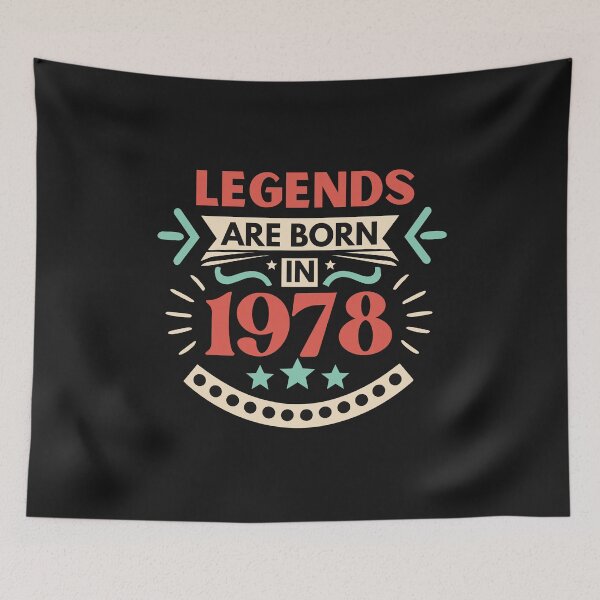 Item preview, legends are born in 1978 vintage retro designed and sold by vintage-years.
