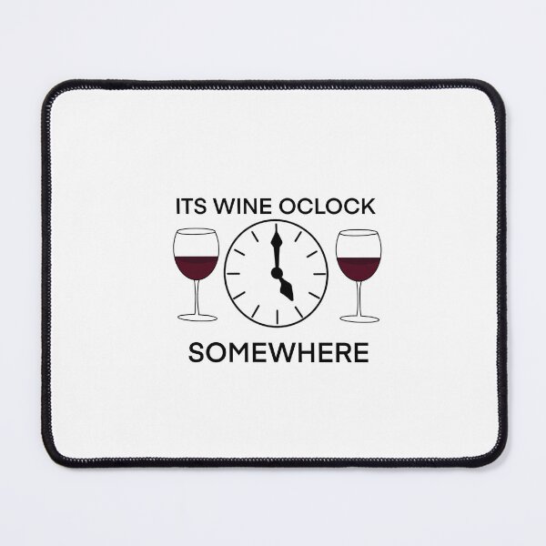 Item preview, It's wine o'clock somewhere designed and sold by delmarvastickers.
