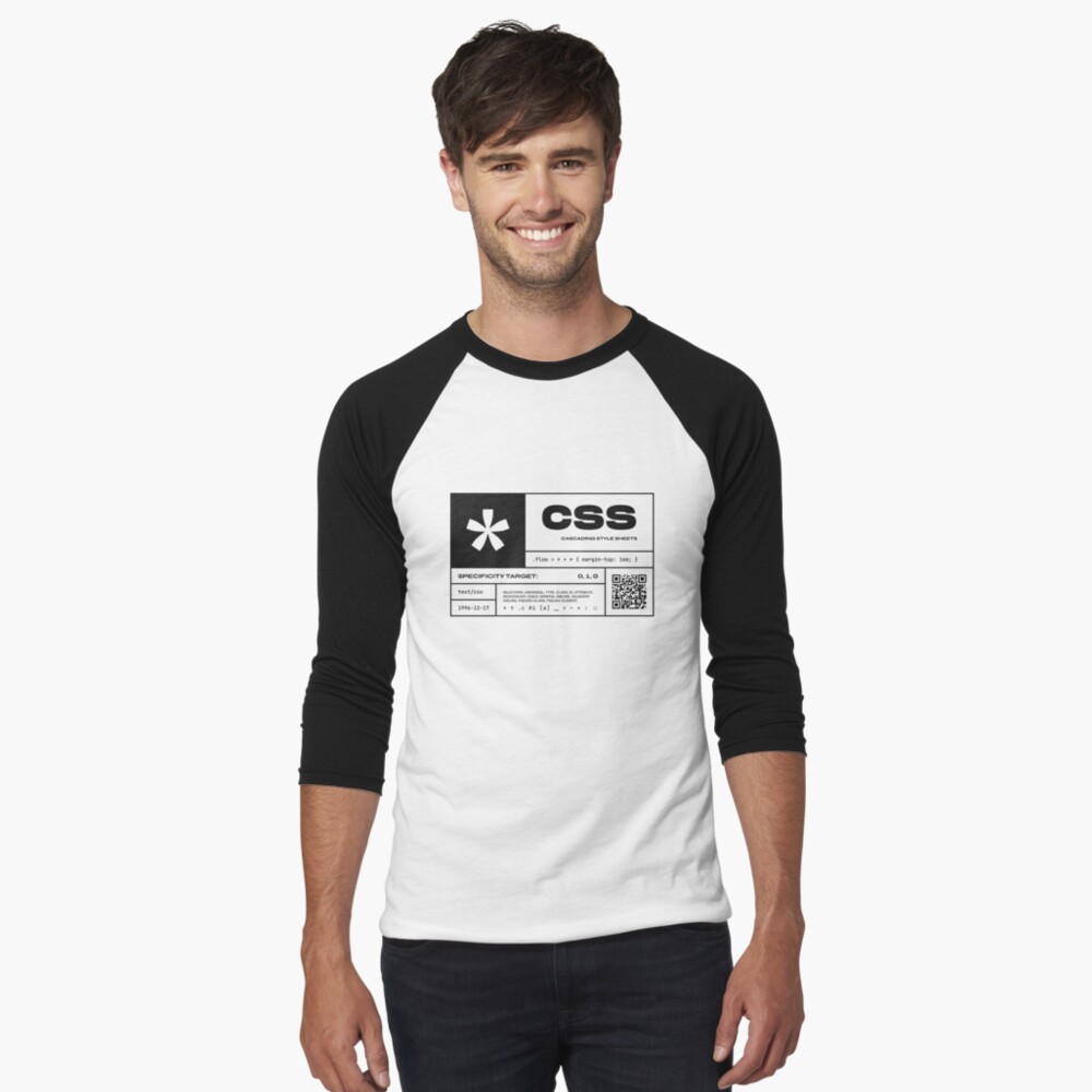 Item preview, Baseball ¾ Sleeve T-Shirt designed and sold by ckirknielsen.