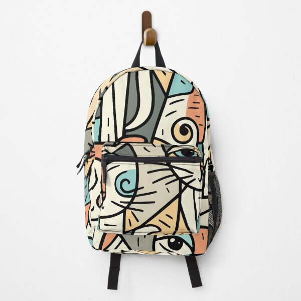 Item preview, Abstract Cats Pattern designed and sold by Ikibrai.