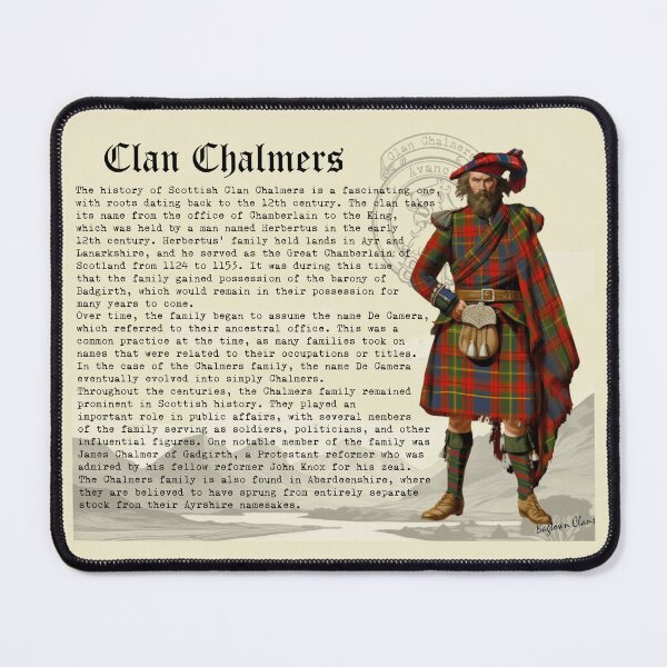 Item preview, Clan Chalmers Scottish History  designed and sold by BagTown Clans.