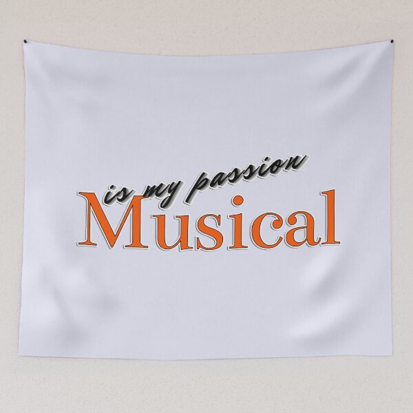 Aperçu de l'œuvre La musique est ma passion. créée et vendue par NotesForMusic.