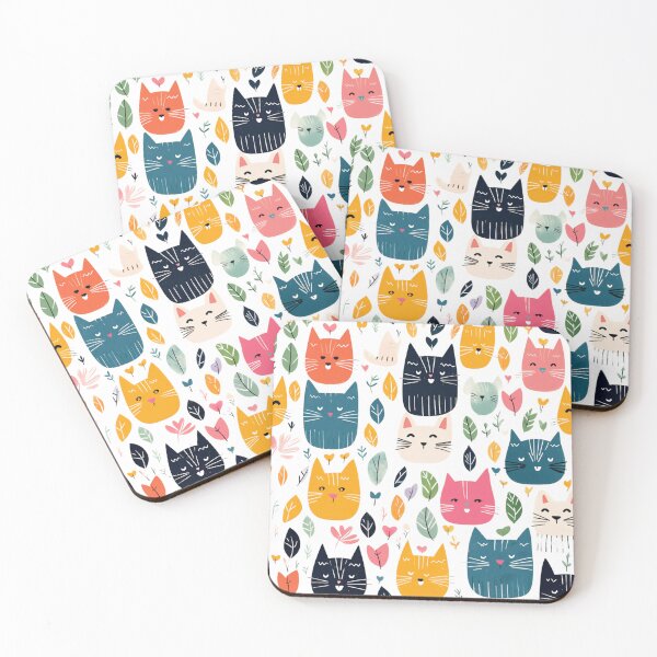 Item preview, Colorful Cats designed and sold by HausKatz.