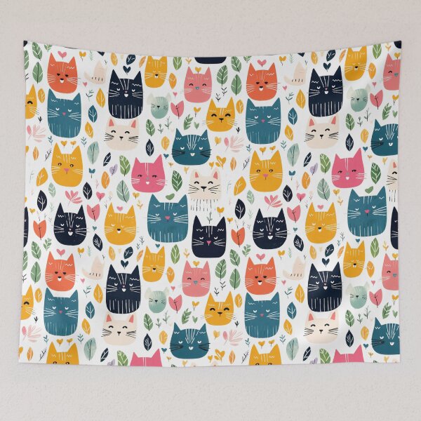 Item preview, Colorful Cats designed and sold by HausKatz.