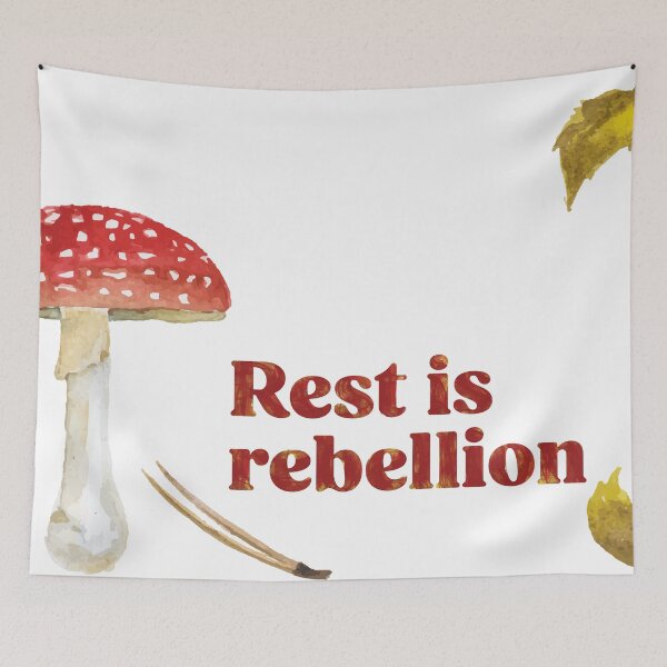 Item preview, Rest Is Rebellion designed and sold by mxjellybean.