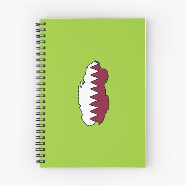 Item preview, Qatar country shape flag designed and sold by Rachael Taylor.