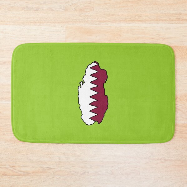 Item preview, Qatar country shape flag designed and sold by Rachael Taylor.