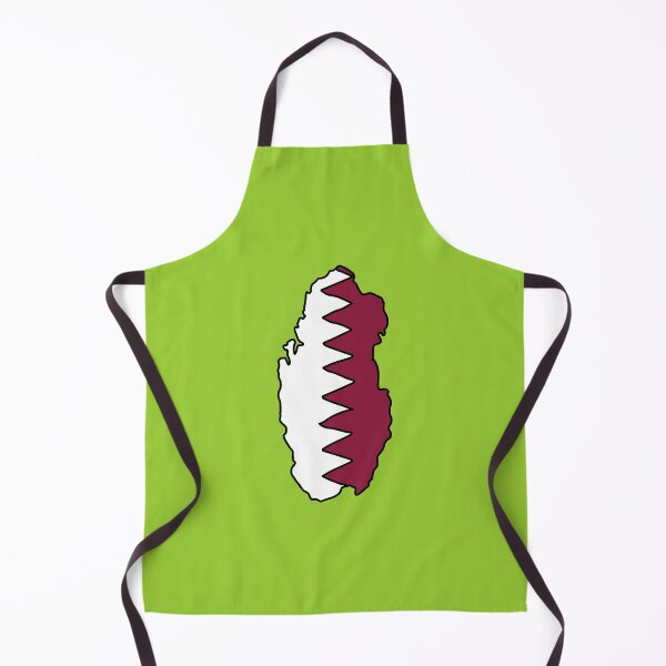 Item preview, Qatar country shape flag designed and sold by Rachael Taylor.