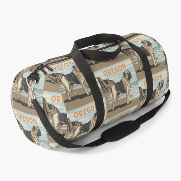 Item preview, English Mastiff On The Oregon Coast Beach designed and sold by OregonsOwn.