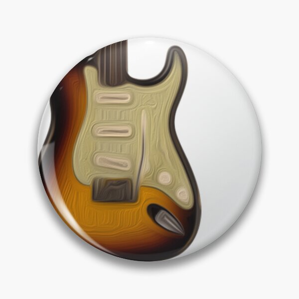 Artikelvorschau, Künstlerische Stratocaster-Gitarre entworfen und verkauft von Nick Carpenter.