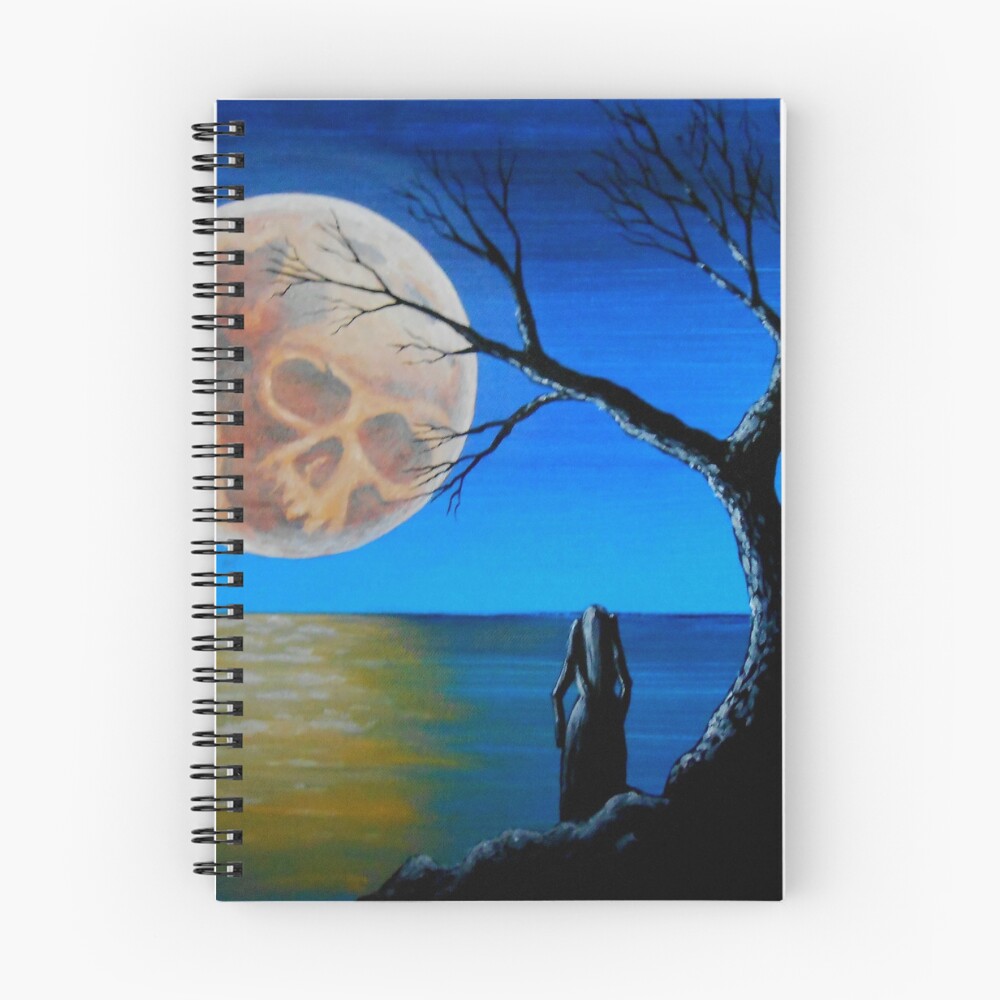 Aperçu de l'œuvre Cahier à spirale créée et vendue par musingsofmann.
