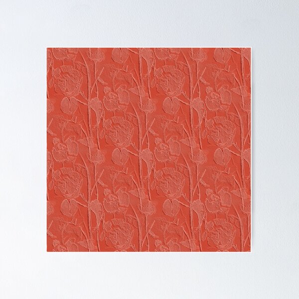 Item preview, Monochromatic Dark Peach My Patio Roses  designed and sold by Artistestella.