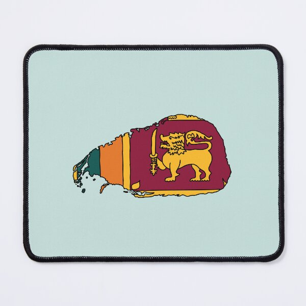 Item preview, Sri Lanka country shape flag designed and sold by Rachael Taylor.