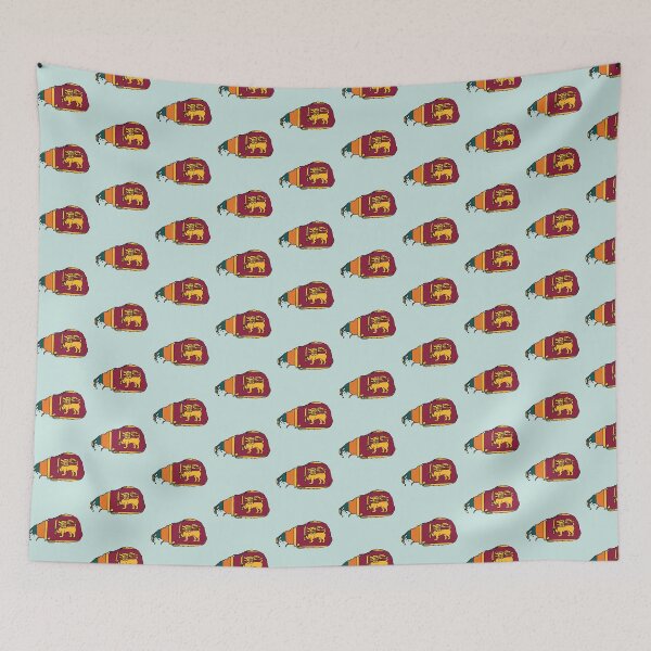 Item preview, Sri Lanka country shape flag designed and sold by Rachael Taylor.