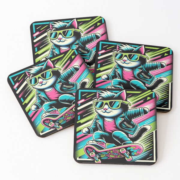 Item preview, Feline Fun on Wheels designed and sold by KooperGay.