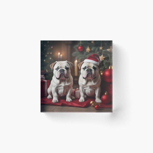Item preview, Bulldogging into the Holidays with Joy and Slobber! designed and sold by Casper1288.