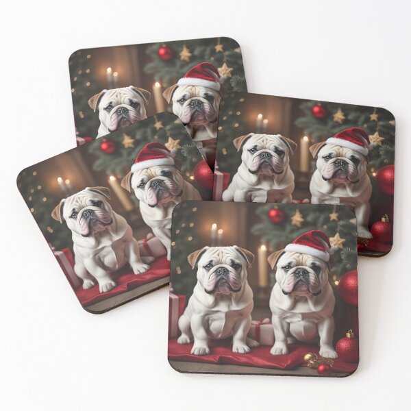Item preview, Bulldogging into the Holidays with Joy and Slobber! designed and sold by Casper1288.