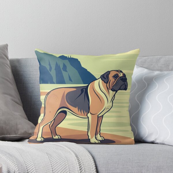 Item preview, English Mastiff On The Oregon Coast Beach designed and sold by OregonsOwn.