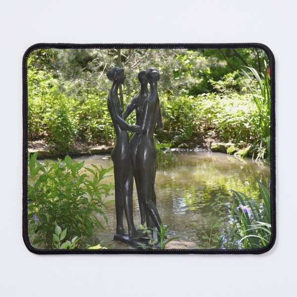 Item preview, Sculpture of 3 ladies in shaded woodland garden designed and sold by Paula Betz.