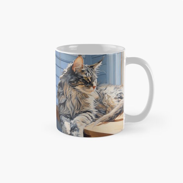 Item preview, Maine Coon Cat (acrylic) designed and sold by Samuelsboro.