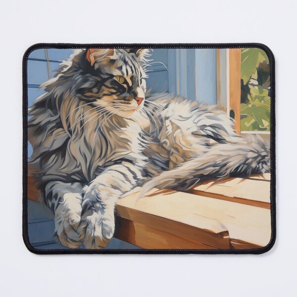 Item preview, Maine Coon Cat (acrylic) designed and sold by Samuelsboro.