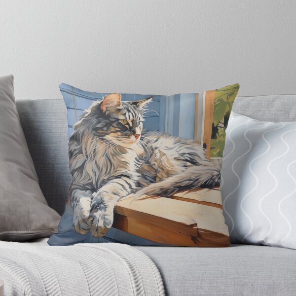 Item preview, Maine Coon Cat (acrylic) designed and sold by Samuelsboro.